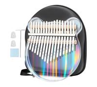 Jnchdghwa 17 Keys Clear Kalimba 17 Key Clear Acrylic Kalimba Thumb Piano Musical Therapy Kalimba