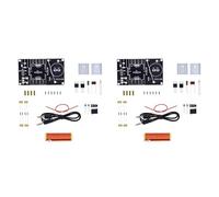 Jnchdghwa 2 Set Mini Coil Kit 15W Mini Music Coil Plasma Speaker Wireless Transmission Model DC 15-24V DIY Kits