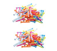 Jnchdghwa 200 Pcs Golf Tees 54 mm Plastic Mixed Color
