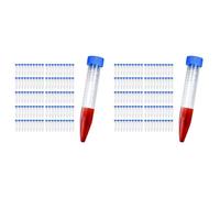 Jnchdghwa 200Pcs 10Ml Multifunctional Plastic Bottle Transparent Tube Sample Storage Container Experimental Centrifuge Tube