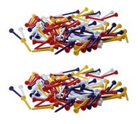 Jnchdghwa 200pcs 49mm Color Mixed Plastic Golf Tees
