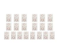 Jnchdghwa 20Pcs/Set Golf Impact Labels Golf Club Target Label Target Sticker Tape Driver Golf Swing Trainers Golf Accessories
