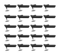 Jnchdghwa 20X Flexible Door Draw Lock 3.8 Inch Replacement Soft Rubber Black Over-Center C7-10