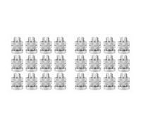 Jnchdghwa 24 Pieces Split Bolt Joint Clamp Wire Connector Electrical Fence Connector Aluminium Alloy for Multiple Electric Fence