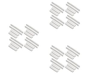 Jnchdghwa 24 Sets of 48Pcs 6 String Acoustic Guitar Bone Bridge Saddle and Nut Made of Real Bone