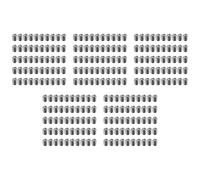 Jnchdghwa 250Pcs M2.5 x 3mm Stainless Steel Hex Socket Set Grub Screws Headless Cup Point