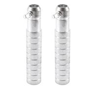 Jnchdghwa 2pcs 118mm Boom Cymbal Stand Counterweight for Drum Percussion Parts Accessories-Silver