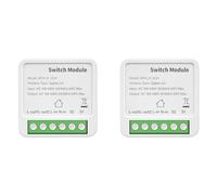 Jnchdghwa 2X 2-Way on/Off Switch Graffiti Smart ZigBee Smart 2-Way on/Off Switch Mini Concealed Box Switch