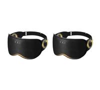Jnchdghwa 2X 3D Wireless Sleeping Headphones Blindfold Soft Washable Bluetooth5.4 Music Eyemask Handsfree Call