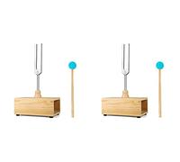 Jnchdghwa 2X 528HZ Tuning Fork,Tuning Fork Resonance Box,for Sound Therapy, Yoga, Meditation and Relaxation