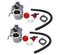 Jnchdghwa 2X 590399 Carburetor for 796077 Lawn Mower Engine with Gasket Line Filter Valve