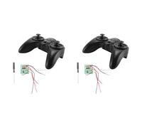 Jnchdghwa 2X 6CH 2.4G Remote Controller Power Transmitter Receiver Radio System for DIY RC Boat Cars 50M Controlling