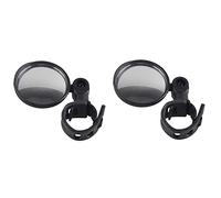 Jnchdghwa 2X Bicycle Rearview Mirror Wide Angle Convex Cycling Mirror MTB Rearview Mirror Silicone Handle Rearview Mirror 7.9cm