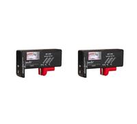 Jnchdghwa 2X BT-168 AA/AAA/C/D/9V/1.5V Batteries Universal Button Cell Battery Colour Coded Meter Indicate Volt Tester BT168