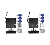Jnchdghwa 2X Cabinet Electronic RFID Lock Keyless Drawer Door Locks Sensor Locker