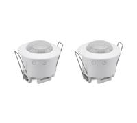 Jnchdghwa 2X Ceiling Recessed PIR Motion Sensor Infrared Adjustable Detector for Corridor Warehouse Stairs Porch Lamp Switch