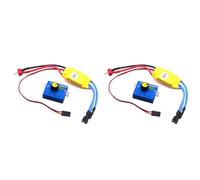 Jnchdghwa 2X DC 12V 30A Brushless Motor Speed Controller with ESC Tester 3 Gear Indicator Steering Gear Tester Set for XXD Drone