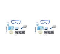 Jnchdghwa 2X Fingerprint Set Detective Experiments Toy with Stamp Pads Magnifier Brush