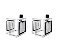 Jnchdghwa 2X Fish Breeding Box, Acrylic Fish Isolation Box Hanging Aquarium Hatchery Tank