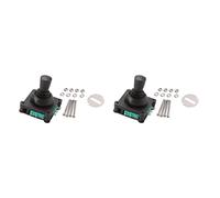 Jnchdghwa 2X Joystick Switch AC 240V 5A 4NO 4NC Momentary 2.5mm Fixing Thread Joystick Switch