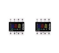 Jnchdghwa 2X KWS-306WF WiFi Smart Power Meter Voltage Protector Switch Current & Voltage Monitor, Relay, Circuit Breaker