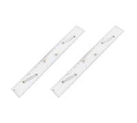 Jnchdghwa 2X Marine Ruler Parallel Ruler Nautical Charts Parallel Ruler Mapping Points to Pull Parallel Ruler 600MM