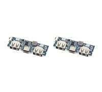 Jnchdghwa 2X Micro-USB/Type-C 5V 2.4A Dual USB 18650 Boost Battery Charger Board Mobile Power Bank Accessories for Phone DIY A