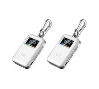 Jnchdghwa 2X Mobile CO2 Monitor NDIR Sensor Carbon Dioxide Detector Indoor CO2 Testing Manager NDIR Sensor with Hook