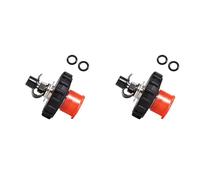 Jnchdghwa 2X New PCP Scuba Diving Fill Station Copper 300Bar Din Valve with 8MM Quick Disconnect Male Plug,Black