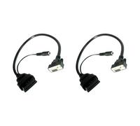 Jnchdghwa 2X OBD2 15PIN to 16pin for Launch X431 OBD Cable Adapter Conversion Auto Diag Main Cable Car Tools 15 PIN 16-Pin