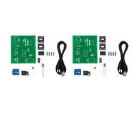 Jnchdghwa 2X Optocoupler Tester Kit 555 Application Circuit Board Practice Welding DIY Electronic Spare Parts Kit with DC Cable