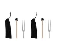 Jnchdghwa 2X Tuning Fork 528HZ Tuner with Mallet for Healing Chakra,Sound Therapy,Keep Body,Mind and Spirit in Perfect Harmony