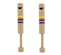 Jnchdghwa 2X Wooden Flute Instruments Pulling Diacritical Wooden Flute Early Musical Instrument for Adults, Children, Music Lovers