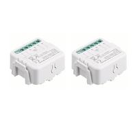 Jnchdghwa 2X Zigbee Switch Light Curtain Dimmer Smart MINI Module C04 Control Breaker Curtain Switch Module Zero Fire Smart Switch