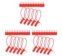 Jnchdghwa 3000 Pcs Plastic Tamper Seals Fire Extinguisher Tags Security Tags Seals Safety Numbered Zip Ties Labels