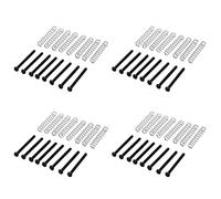 Jnchdghwa 32 Pcs M2.5X32MM Electric Guitar Humbucker Pickups Adjust Height and Spring - Pitch 0.4mm - Black