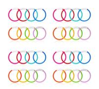 Jnchdghwa 32PCS Pool Toys, Colorful Pool Rings for Kids, Underwater Training, Swimming Pool Dive Ring Toy for Kids