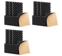 Jnchdghwa 36 Pack Self-Adhesive Sound Proof Foam Panels, High Density Soundproof Wall Panels Egg Crate Sound Panels - 1x12x12In