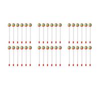 Jnchdghwa 36 Pcs Lollipop Drum Mallet Sticks Round Rainbow Hammer Percussion Sticks Drumsticks for Kids Child Mallet Musical Toy