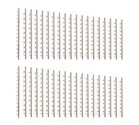 Jnchdghwa 38Pcs Classical Guitar Frets Wire 2.0mm/0.08in Copper Fretwire Set for 36 Inch 38 Inch 39 Inch 19 Frets