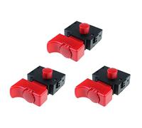 Jnchdghwa 3PCS FA2-6/1BEK 250V 6A 5E4 Lock on Power Tool Electric Drill Trigger Switch Electric Tool Fittings Switch