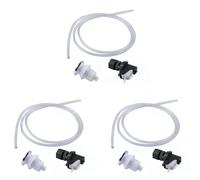 Jnchdghwa 3X 16A Bath Tub Spa Waste Garbage Disposal Self-Lock Air Switch Push Button
