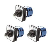 Jnchdghwa 3X 660V 20A 6 Terminals 4 Positions Rotary Cam Changeover Switch