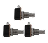 Jnchdghwa 3X Guitar Pedal 2 Pin SPST Momentary Effects Push Button Foot Switch