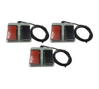 Jnchdghwa 3X Instant Plastic Foot Switch Infinite Double Pedal Two-Way Dual-Use Tumble Switch