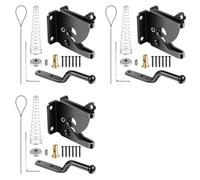 Jnchdghwa 3X Self-Locking Gate Carbon Steel Post Mounted Fence Gate Heavy Duty Automatic Lever
