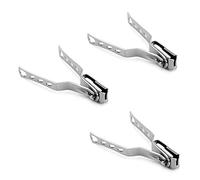 Jnchdghwa 3X Stainless Steel Nail Tips Clipper Trimmer Manicure Nail Art Toes Clippers Tools