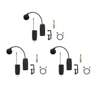 Jnchdghwa 3X Violin Wireless Microphone Musical Instrument Microphone Stage Performance Audio Receiver and Transmitter Short Clip