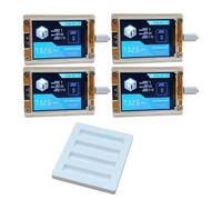Jnchdghwa + 4 Slots Stand 4X 735KH/S Bitcoin Crypto Miner Upgraded Solo Lottery Miner 2.8 Inch Smart Display NO Touch