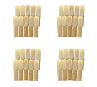 Jnchdghwa 40 Pack Alto Sax Saxophone Reeds Strength 1.5 2.0 2.5 3.0 3.5 4.0 Saxophone Woodwind Instrument Parts Accessory